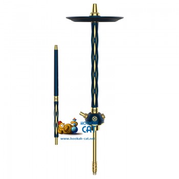 Кальян Blade Hookah One One LE Blue Gold (Блейд Хука Уан ЛЕ Сине Золотой)